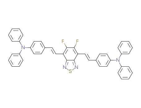 4,4'-((1E,1'E)-(5,6-difluorobenzo[c][1,2,5]thiadiazole-4,7-diyl)bis(ethene-2,1-diyl))bis(N,N-diphenylaniline)
