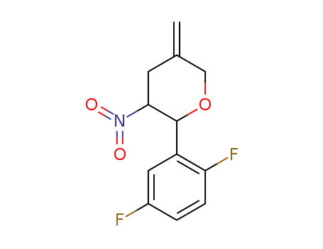 trans-2-(2,5-difluorophenyl)-5-methylidene-3-nitrotetrahydro-2H-pyran
