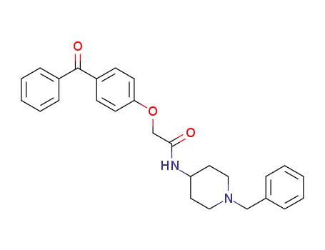 2-(4-benzoylphenoxy)-N-[1-(phenylmethyl)-4-piperidinyl]-acetamide