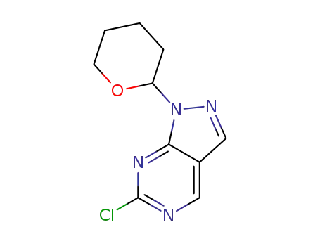 6-chloro-1-(tetrahydro-2H-pyran-2-yl)-1H-pyrazolo[3,4-d]pyrimidine