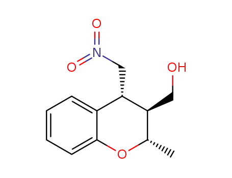 (-)-((2S,3S,4R)-2-methyl-4-(nitromethyl)chroman-3-yl)methanol
