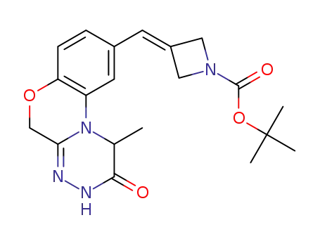 3-(4-methyl-3-oxo-2,3,4,10-tetrahydro-9-oxa-1,2,4a-triazaphenanthren-6-ylmethylene)azetidine-1-carboxylic acid tert-butyl ester
