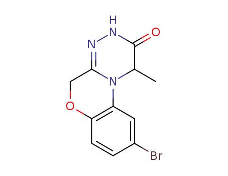 6-bromo-4-methyl-2,10-dihydro-9-oxa-1,2,4a-triazaphenanthren-3-one