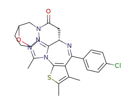 2-[(S)-4-(4-chlorophenyl)-2,3,9-trimethyl-6H-thieno[3,2-f][1,2,4]triazolo[4,3-a][1,4]diazepin-6-yl]-1-(8-oxa-3-azabicyclo[3.2.1]oct-3-yl)ethan-1-one