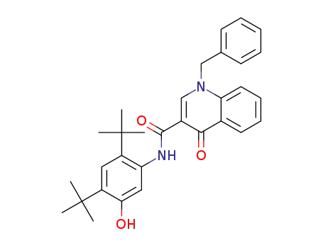 N-(2,4-di-tert-butyl-5-hydroxyphenyl)-1-benzyl-4-oxo-1,4-dihydroquinoline-3-carboxamide