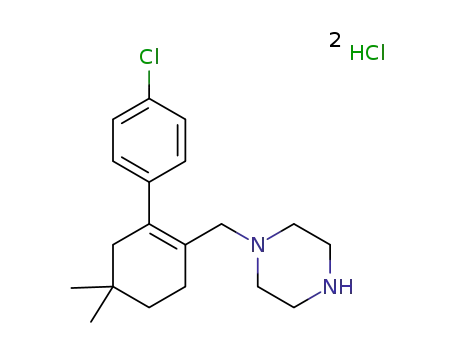 1-((4′-chloro-5,5-dimethyl-3,4,5,6-tetrahydro-[1,1′-biphenyl]-2-yl)methyl) piperazine dihydrochloride