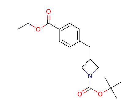tert-butyl 3-[(4-ethoxycarbonylphenyl)methyl]-azetidine-1-carboxylate