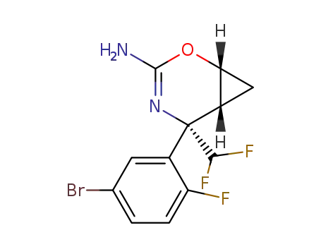 (1R,5S,6R)-5-(5-bromo-2-fluorophenyl)-5-(difluoromethyl)-2-oxa-4-azabicyclo[4.1.0]hept-3-en-3-amine