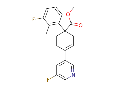 methyl 3'-fluoro-4-(5-fluoropyridin-3-yl)-2'-methyl-1,2,3,6-tetrahydro-[1,1'-biphenyl]-1-carboxylate