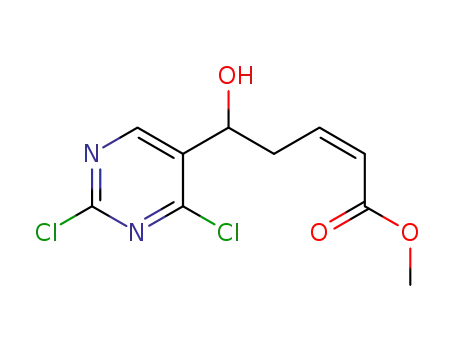 (Z)-methyl 5-(2,4-dichloropyrimidin-5-yl)-5-hydroxypent-2-enoate