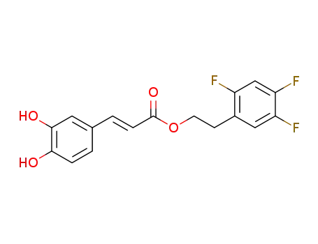 2-(2,4,5-trifluorophenyl)ethyl (E)-3-(3,4-dihydroxyphenyl)acrylate
