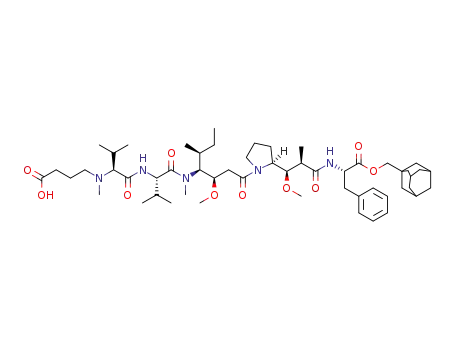 N-(3-carboxypropyl)-N-methyl-L-valyl-N-[(3R,4S,5S)-1-{(2S)-2-[(1R,2R)-3-{[(2S)-1-(adamantan-1-ylmethoxy)-1-oxo-3-phenylpropan-2-yl]amino}-1-methoxy-2-methyl-3-oxopropyl]pyrrolidin-1-yl}-3-methoxy-5-methyl-1-oxoheptan-4-yl]-N-methyl-L-valinamide