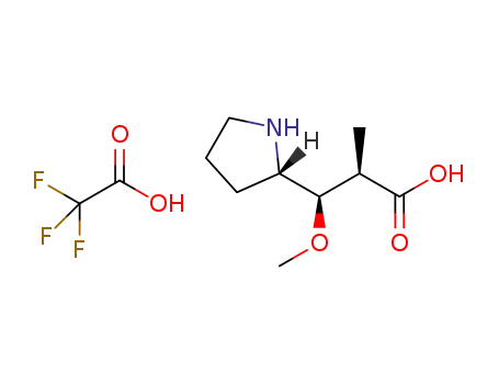 (2R,3R)-3-methoxy-2-methyl-3-[(2S)-pyrrolidin-2-yl]propanoic acid trifluoroacetate