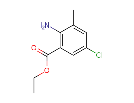 2-amino-5-chloro-3-methylbenzoic acid ethyl ester