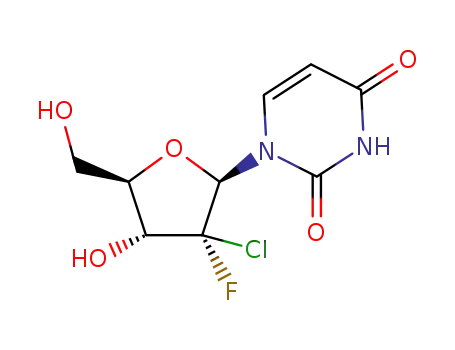 1-((2R,3S,4R,5R)-3-chloro-3-fluoro-4-hydroxy-5-(hydroxymethyl)tetrahydrofuran-2-yl)pyrimidine-2,4(1H,3H)-dione