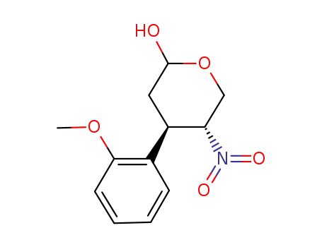 (4R,5R)-4-(2-methoxyphenyl)-5-nitrotetrahydro-2H-pyran-2-ol
