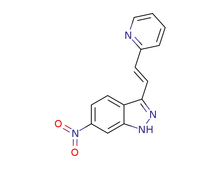 (E)-6-nitro-3-[(2-pyridin-2-yl)vinyl]-1H-indazole