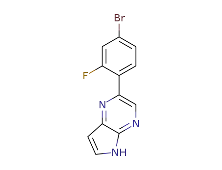2-(4-bromo-2-fluorophenyl)-5H-pyrrolo[2,3-b]pyrazine