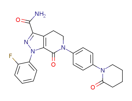 1-(2-fluorophenyl)-7-oxo-6-[4-(2-oxopiperidin-1-yl)phenyl]-4,5,6,7-tetrahydro-1H-pyrazolo[3,4-c]pyridine-3-carboxamide