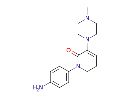 1-(4-aminophenyl)-5,6-dihydro-3-(4-methylpiperazine-1-yl)pyridin-2(1H)-one