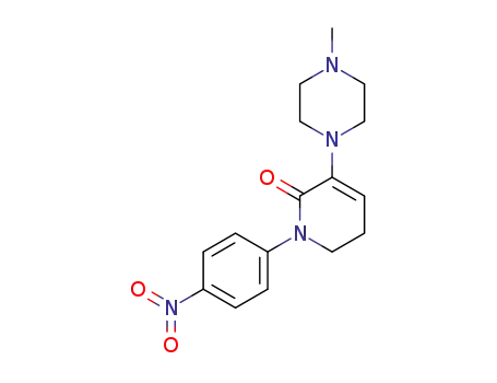 5,6-dihydro-3-(4-methylpiperazine-1-yl)-1-(4-nitrophenyl)pyridin-2(1H)-one