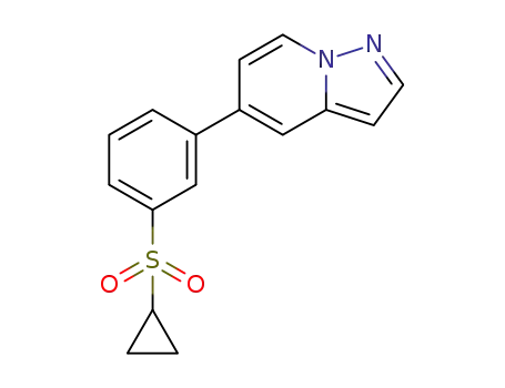 5-(3-(cyclopropylsulfonyl)phenyl)pyrazolo[1,5-a]pyridine