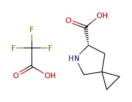(S)-6-carboxy-5-azaspiro[2.4]heptan-5-ium trifluoroacetate