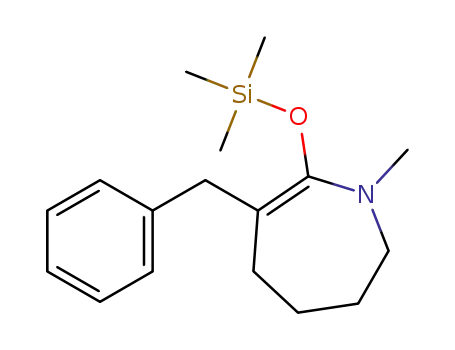 6-benzyl-1-methyl-7-((trimethylsilyl)oxy)-2,3,4,5-tetrahydro-1H-azepine