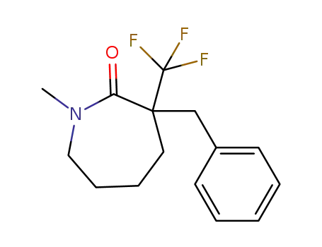 3-benzyl-1-methyl-3-(trifluoromethyl)azepan-2-one