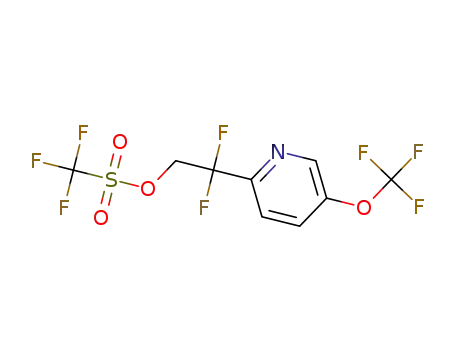 2,2-difluoro-2-(5-(trifluoromethoxy)pyridin-2-yl)ethyltrifluoromethanesulfonate