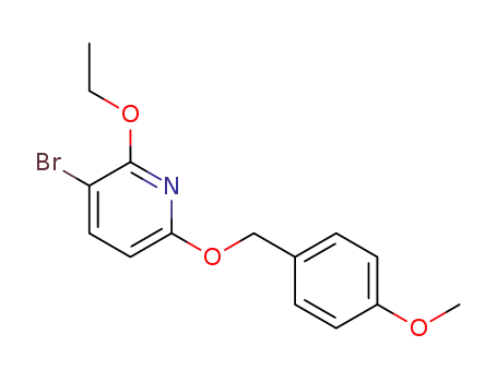 3-bromo-2-ethoxy-6-((4-methoxybenzyl)oxy)pyridine