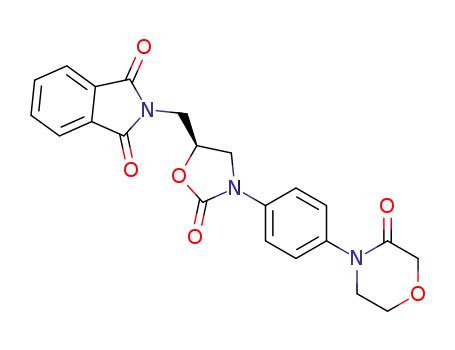 2-({2-oxo-3-[4-(3-oxomorpholin-4-yl)phenyl]-1,3-oxazolidin-5-yl}methyl)-1H-isoindole-1,3(2H)-dione