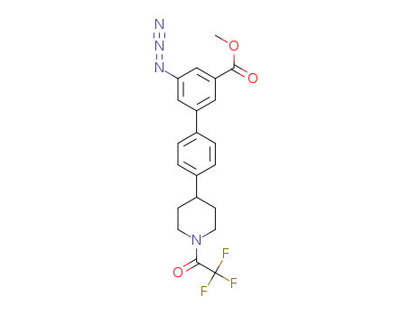 methyl 5-azido-4'-(1-(2,2,2-trifluoroacetyl)piperidin-4-yl)-[1,1',-biphenyl]-3-carboxylate