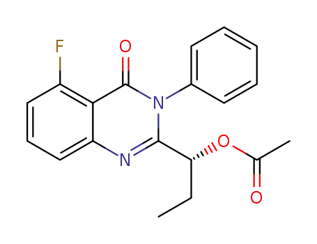 (R)-1-(5-fluoro-4-oxo-3-phenyl-3,4-dihydroquinazolin-2-yl)propyl acetate
