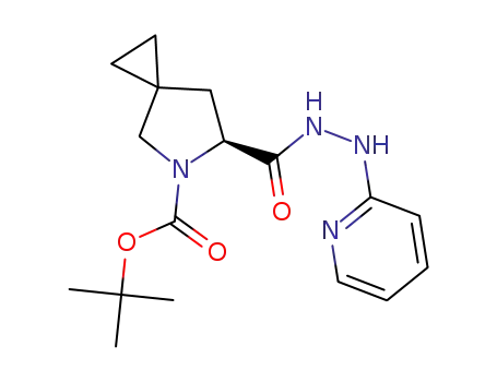 tert-butyl (S)-6-(2-(pyridin-2-yl)hydrazine-1-carbonyl)-5-azaspiro[2.4]heptane-5-carboxylate