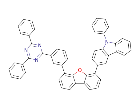 3-{6-[3-(4,6-diphenyl-1,3,5-triazin-2-yl)phenyl]dibenzofuran-4-yl}-9-phenyl-9H-carbazole