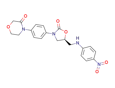 (S)-4-(4-(5-(((4-nitrophenyl)amino)methyl)-2-oxooxazolidin-3-yl)phenyl)morpholin-3-one