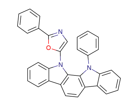 2-phenyl-5-(12-phenylindolo[2,3-a]carbazole-11(12H)-yl)oxazole