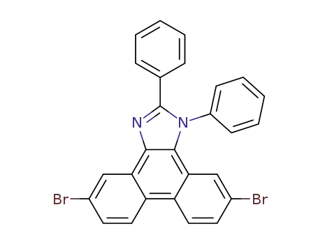5,10-dibromo-1,2-diphenyl-1H-phenanthro[9,10-d]imidazole