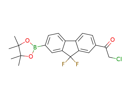 2-chloro-1-(9,9-difluoro-7-(4,4,5,5-tetramethyl-1,3,2-dioxaborolan-2-yl)-9H-fluoren-2-yl)ethanone