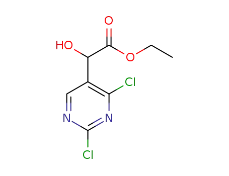 ethyl 2,4-dichloro-(α-hydroxy)-5-pyrimidineacetate
