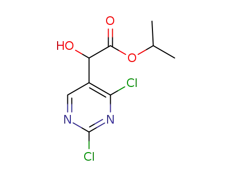 isopropyl 2,4-dichloro-(α-hydroxy)-5-pyrimidineacetate