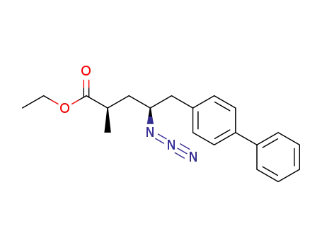 ethyl (2R,4S)-5-([1,1'-biphenyl]-4-yl)-4-azido-2-methylpentanoate