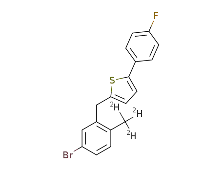 2-(5-bromo-2-[D3]methylbenzyl)-5-(4-fluorophenyl)thiophene