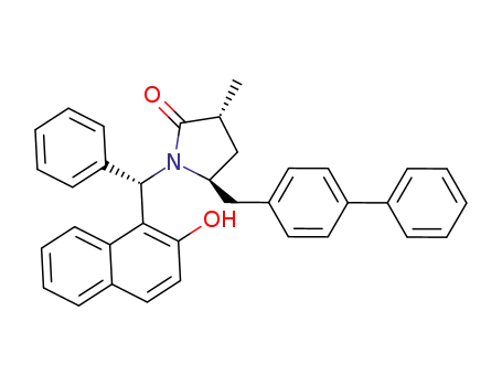 (1S,3R,5S)-1-[[3-methyl-5-(1,1'-biphenyl-4-ylmethyl)-2-pyrrolidone]benzyl]-2-naphthol