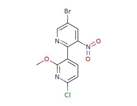 5-bromo-6’-chloro-2’-methoxy-3-nitro-2,3’-bipyridine