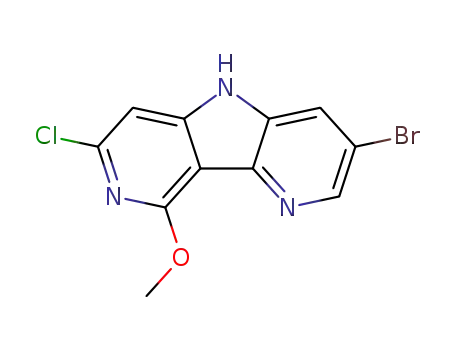 3-bromo-7-chloro-9-methoxy-5H-pyrrolo[3,2-b:4,5-c’]dipyridine