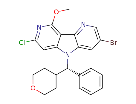 (S)-3-bromo-7-chloro-9-methoxy-5-(phenyl(tetrahydro-2H-pyran-4-yl)methyl)-5H-pyrrolo[3,2-b:4,5-c’]dipyridine