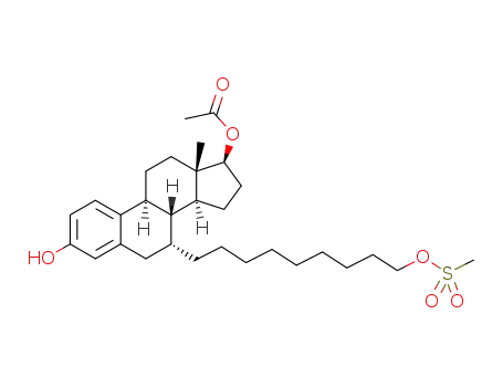 (7α,17β)-7-[9-(methanesulfonyloxy)nonyl]estra-1,3,5(10)-triene-3,17-diol-17-acetate