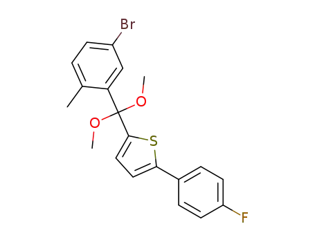 2-[(5-bromo-2-methylphenyl)(dimethoxy)methyl]-5-(4-fluorophenyl)thiophene